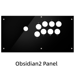 Qanba Q7 Obsidian 2 Transparent Plexi Cover Panel Acrylic and bracket steel plates