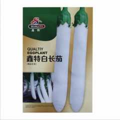 White long eggplant seeds 500 seeds