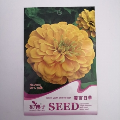 Yellow Zinnia seeds 50 seeds/bags