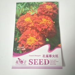 Red french marigold seeds 50 seeds/bags
