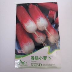 chinese red radish seeds 20 seeds/bags