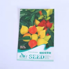 flat peach pepper seeds 20 seeds/bags