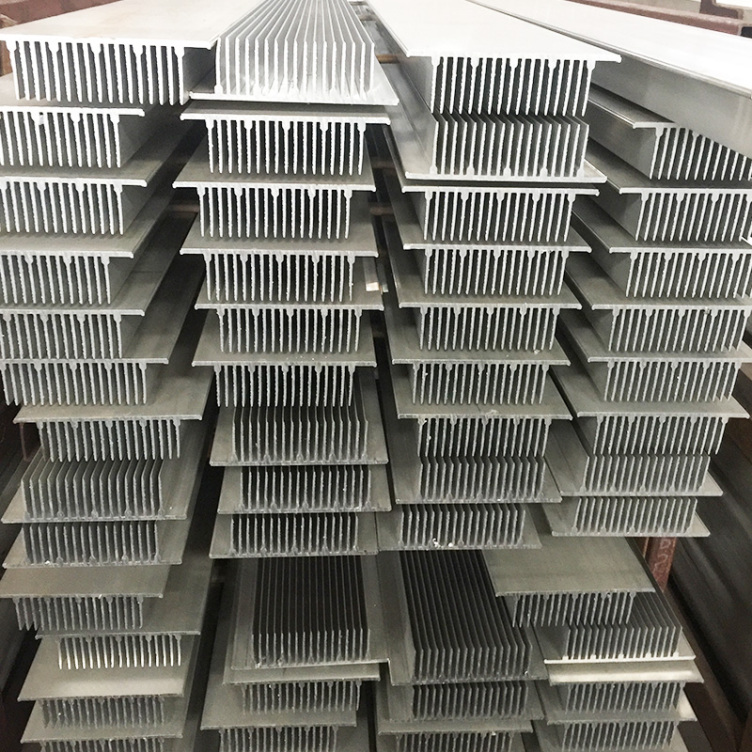 Aluminum Extruded Radiator Profile Supports Large Radiator Section Die Opening Customization