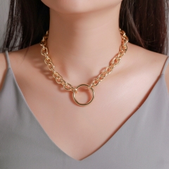 Wholesale Jewelry Simple Chain Metal Necklace