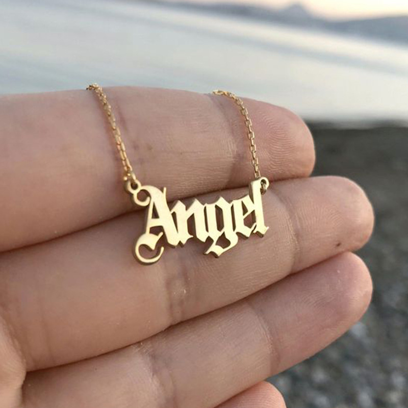 Fashion Angel Necklace Personality Angel Clavicle Chain Manufacturer