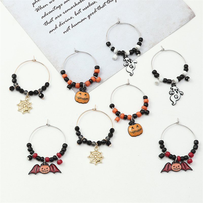Creative Bat Ghost Earrings, Funny And Fun Earrings, Pumpkin Earrings Distributor