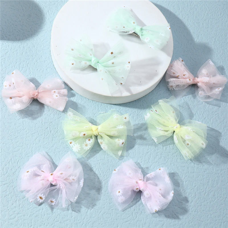 Wholesale Jewelry Korean Girl Bow Flower Hairpin Princess Headdress