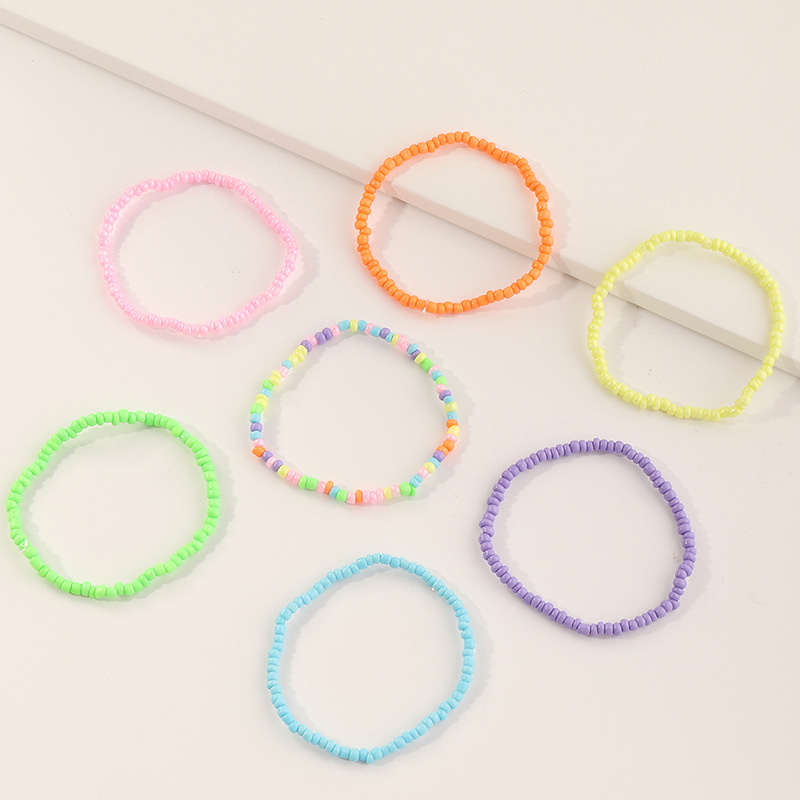 Jewelry Simple Color Resin Personality Children's Bracelet Distributor