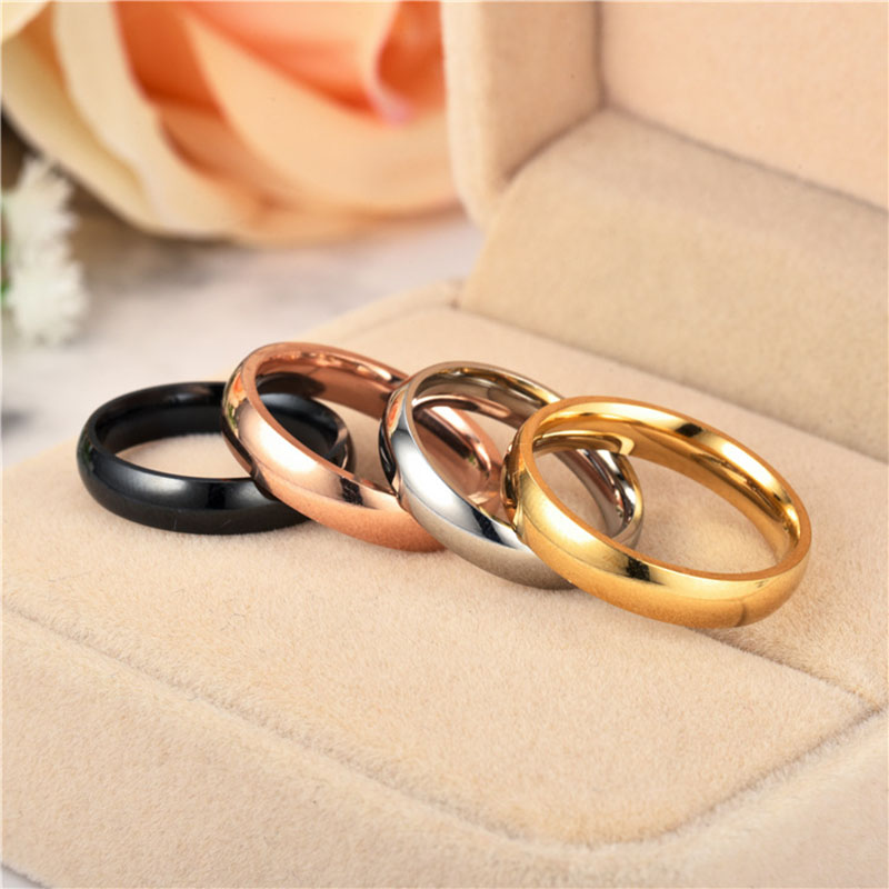 Simple And Refreshing Stainless Steel Titanium Ring Supplier