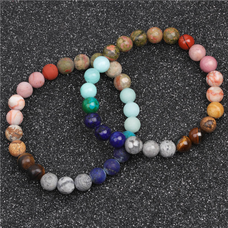 Wholesale Selling Bohemian Lucky Stone Bracelet Set For Men Vendors