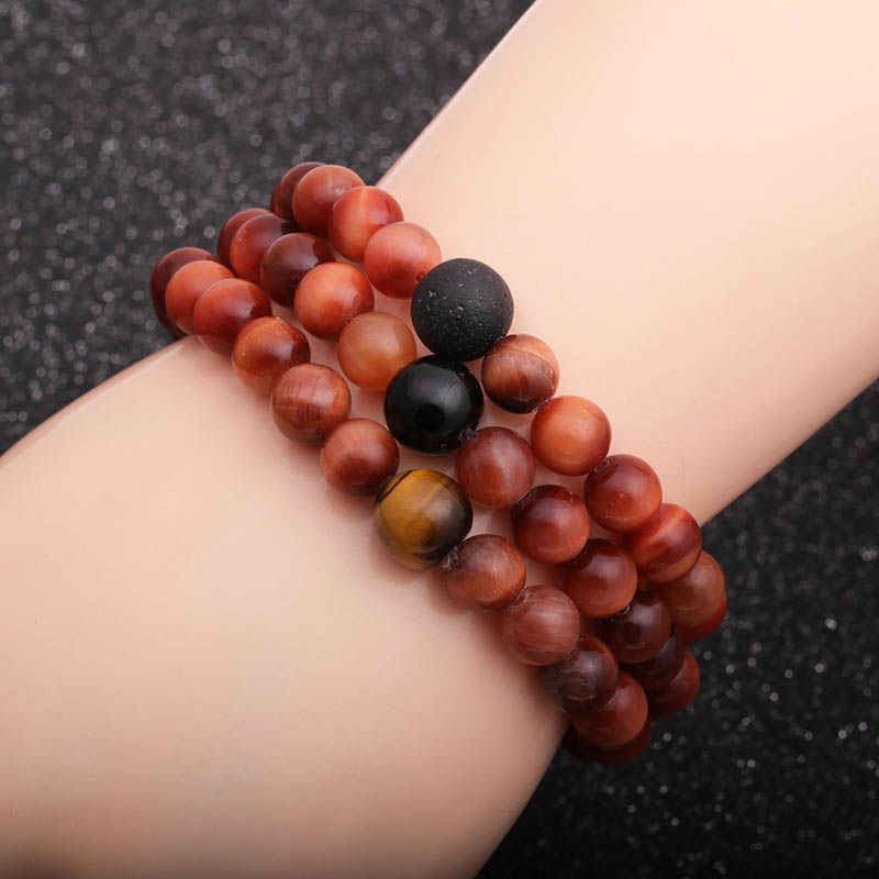 Wholesale Jewelry Jewelry  Style Sun Tiger Eye Bracelet For Men Vendors