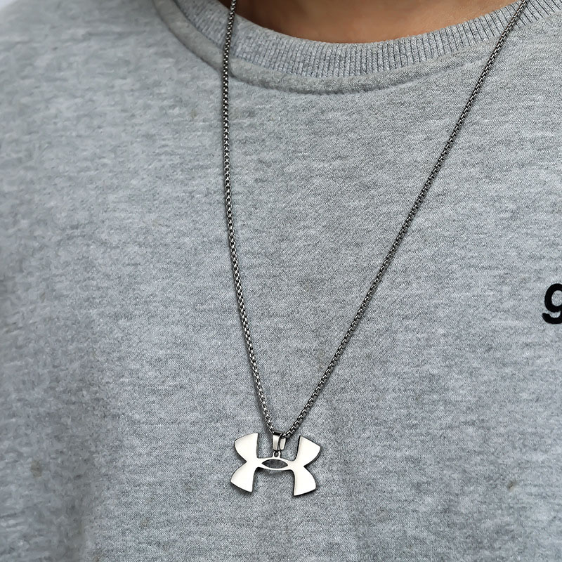 Titanium Steel Pendant Necklace Long Fashion Minimalist Andromeda Tide Pendant Distributor
