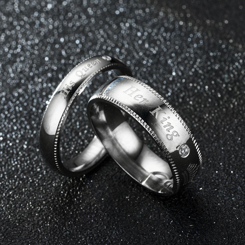 Wholesale Fashion Couple Fashion Ring With Diamonds Vendors