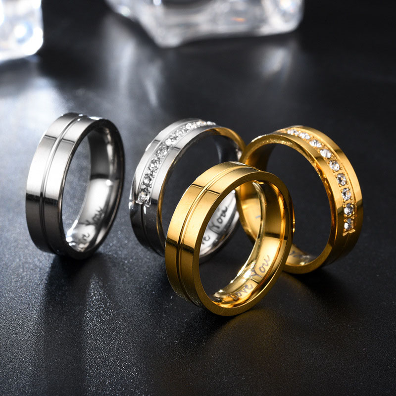 Wholesale Fashion Diamond Ring Couple Ring Vendors