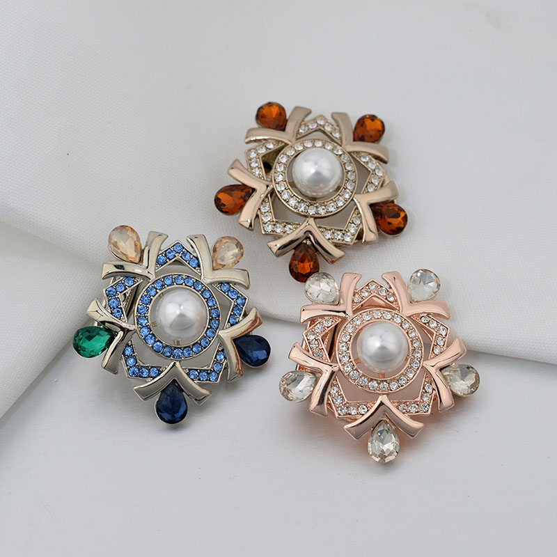 Wholesale Fashion Korean Style Decorative Silk Scarf Buckle Brooch Vendors