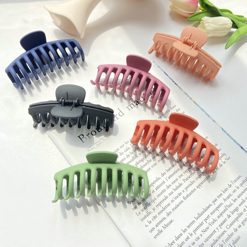 Sweet Frosted Colorful Clutch Korean Hair Accessories Manufacturer