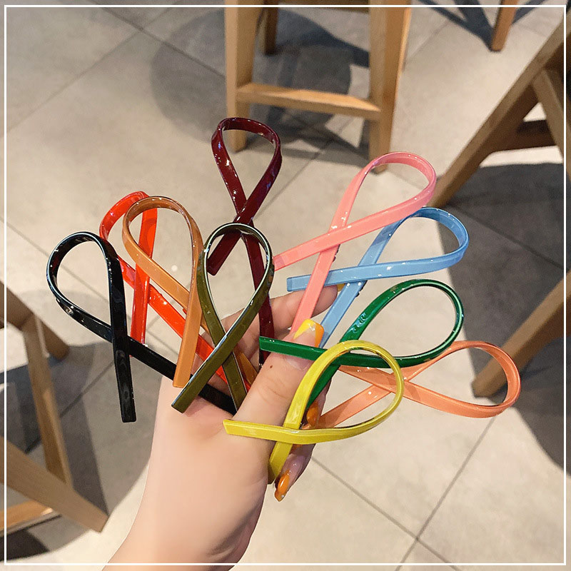 Bow Hair Clip Korea Ins Candy Color Spring Clip Simple Manufacturer