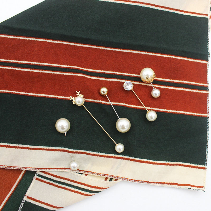 Size Pearl Pin Type Brooch Simple Manufacturer