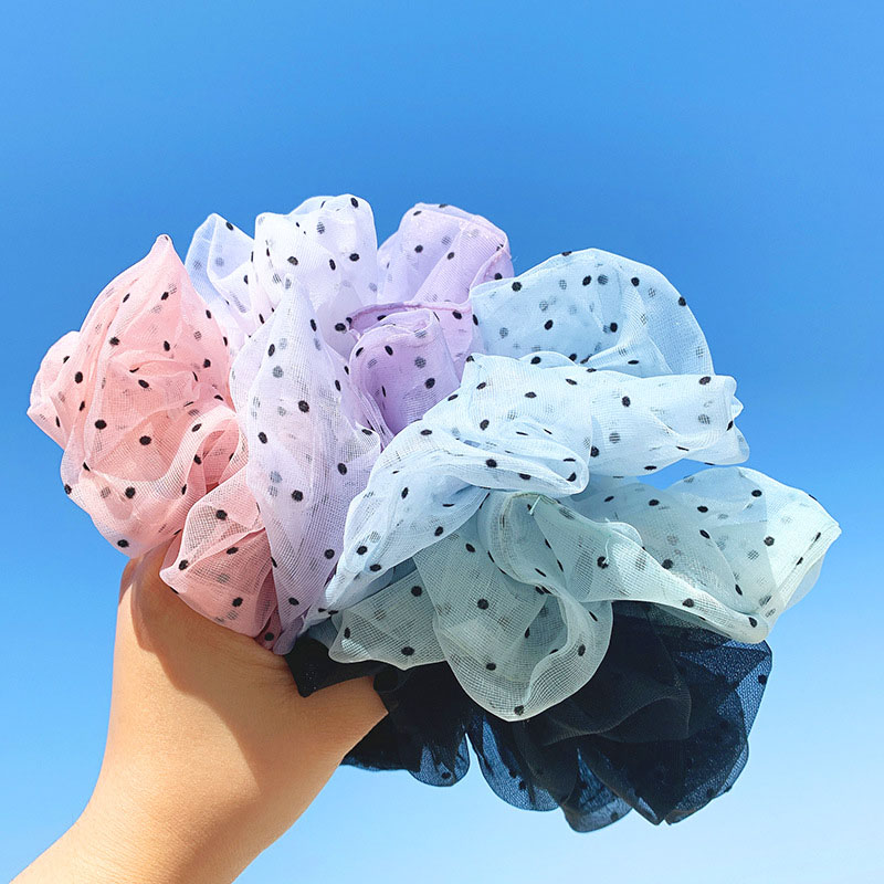 Oversized French Retro Dots Korean Trend Hair Bands Manufacturer