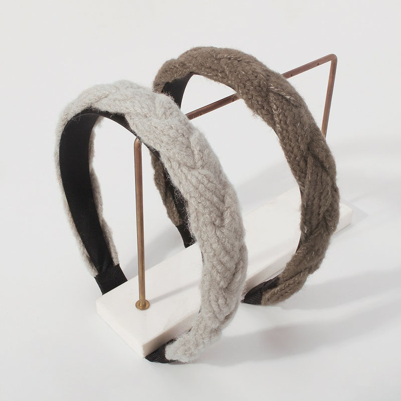Simple Woven Cloth Headband Geometric Twist Retro Hair Accessories Manufacturer