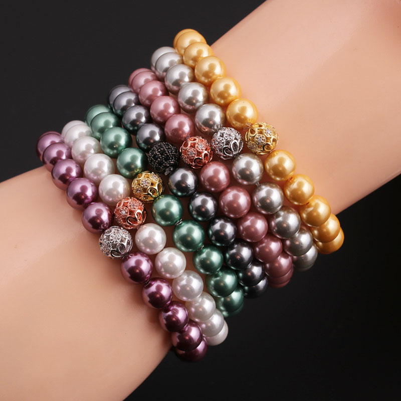 Pearl Bracelets  Fashion Shell Beads Crafts Women Supplier