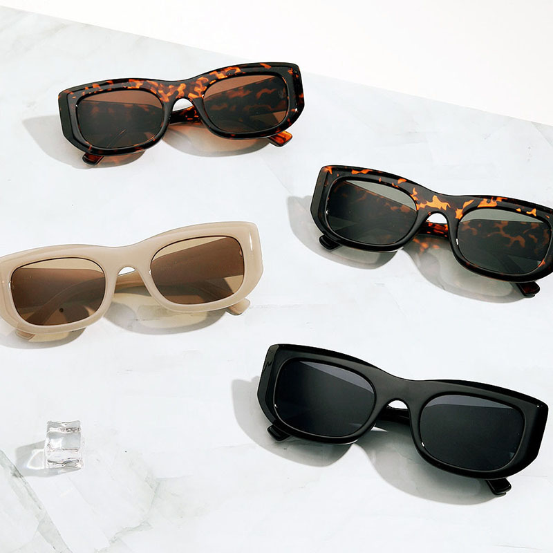 Square Large Frame Retro Fashion Tortoiseshell Sunglasses Leopard Sunglasses Distributor