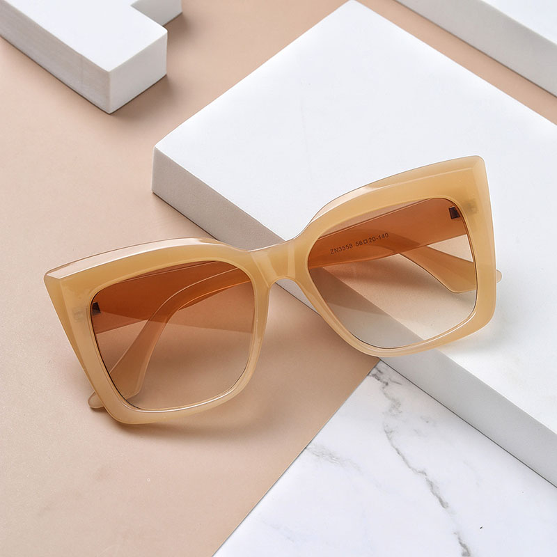 Large Square Frame Tortoiseshell Frame Sunglasses Retro Multi-color Shades Distributor