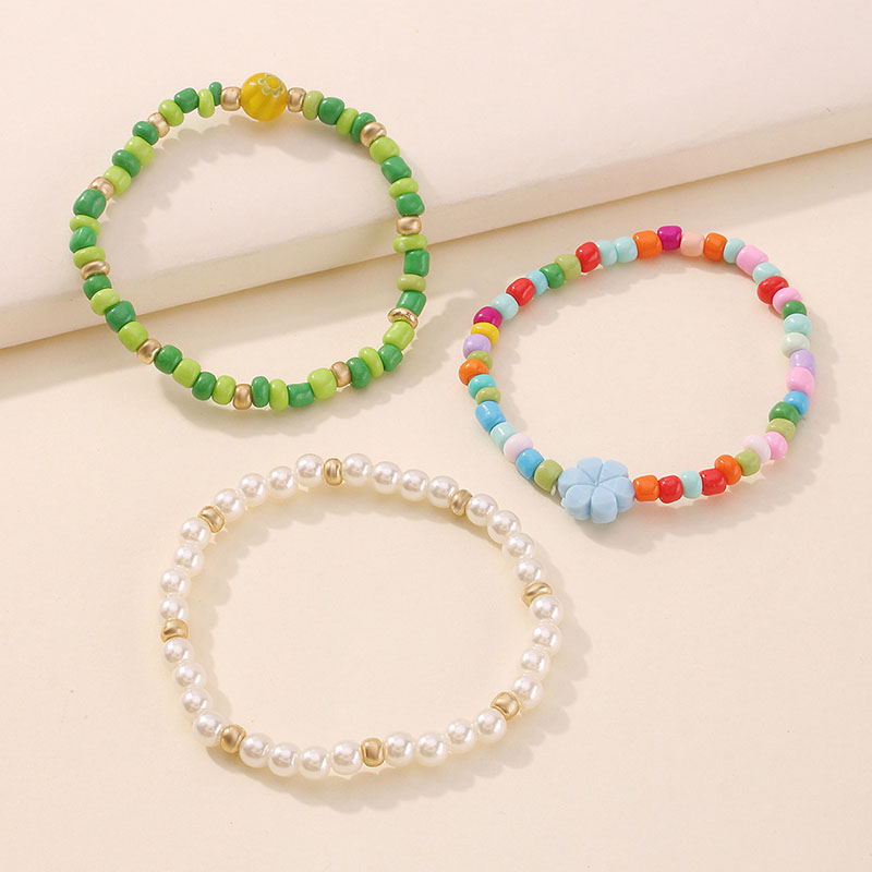 Multi-layer Bracelet Bohemian Ethnic Wind Fashion Hand Decorations Creative Colorful Rice Beads Accessories Supplier