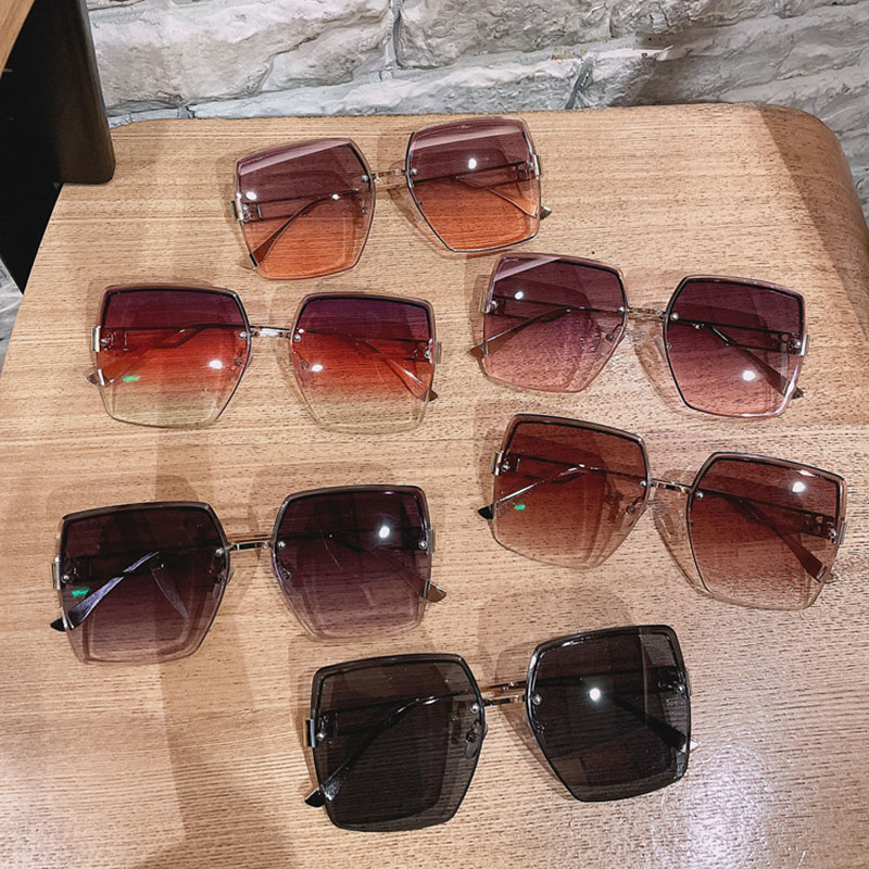 Wholesale Fashion Polygonal Frameless Sunglasses Vendors