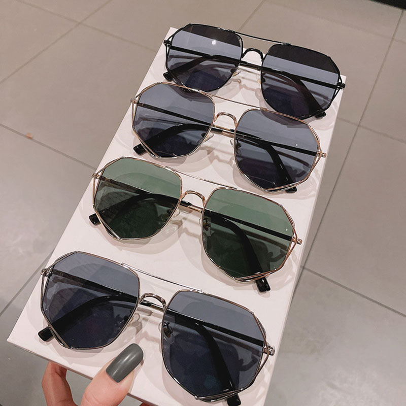 Wholesale Personalized Metal Polygonal Trend Sunglasses Vendors