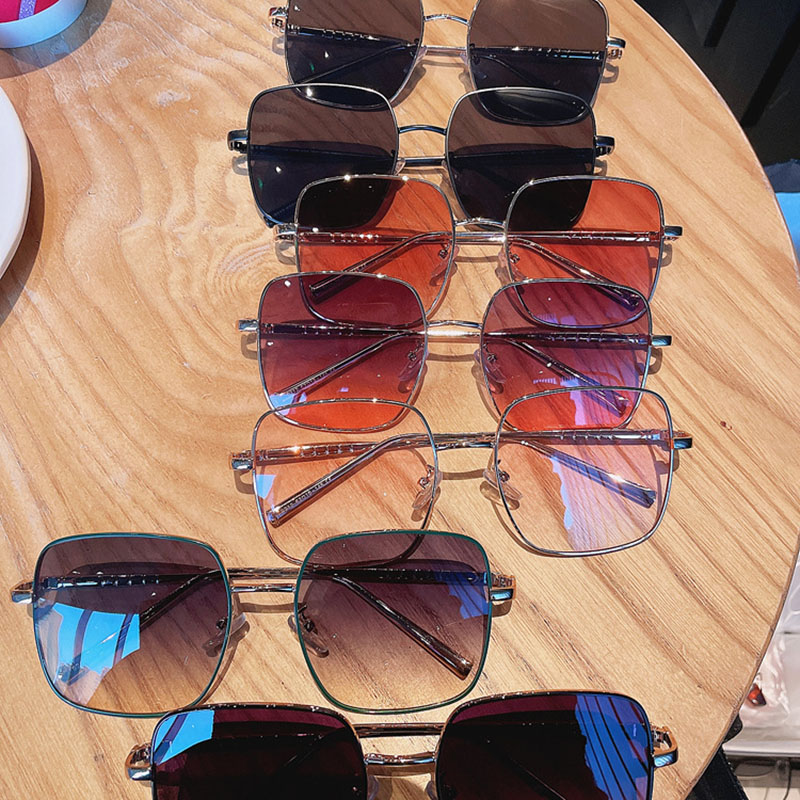 Wholesale Large Frame Metal Square Sunglasses Vendors