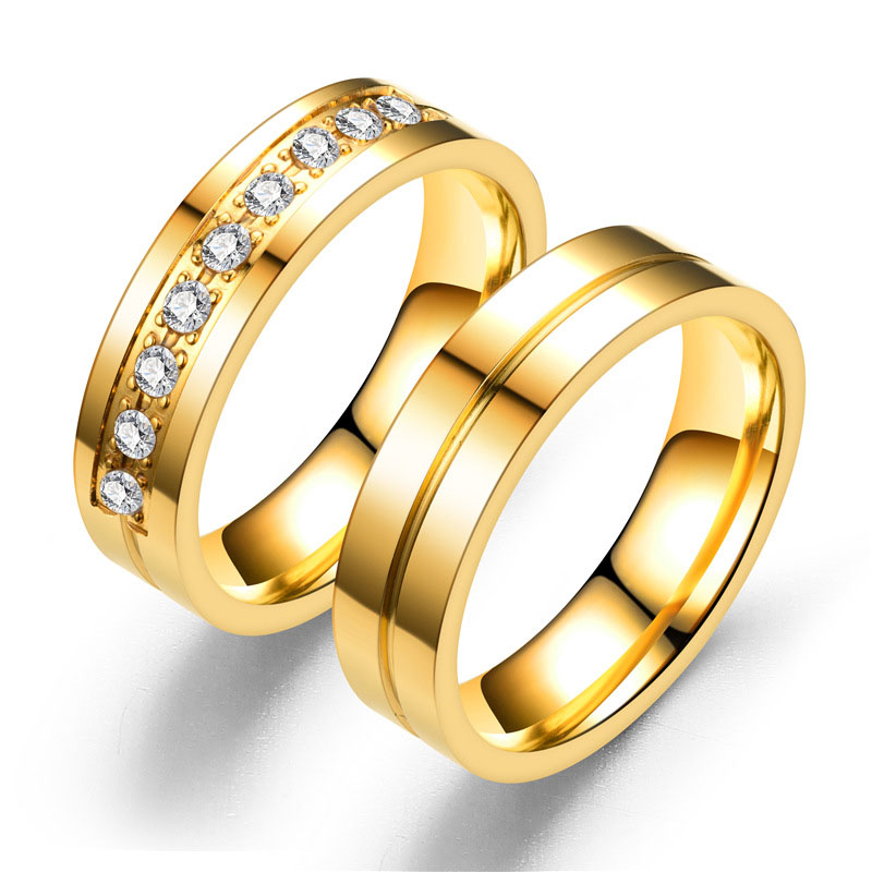 Fashion Fine Diamond Couple Ring Distributor
