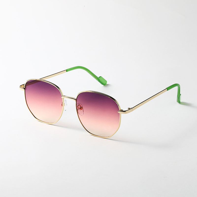 Fine Frame Gradient Color Retro Trend Sunglasses Manufacturer