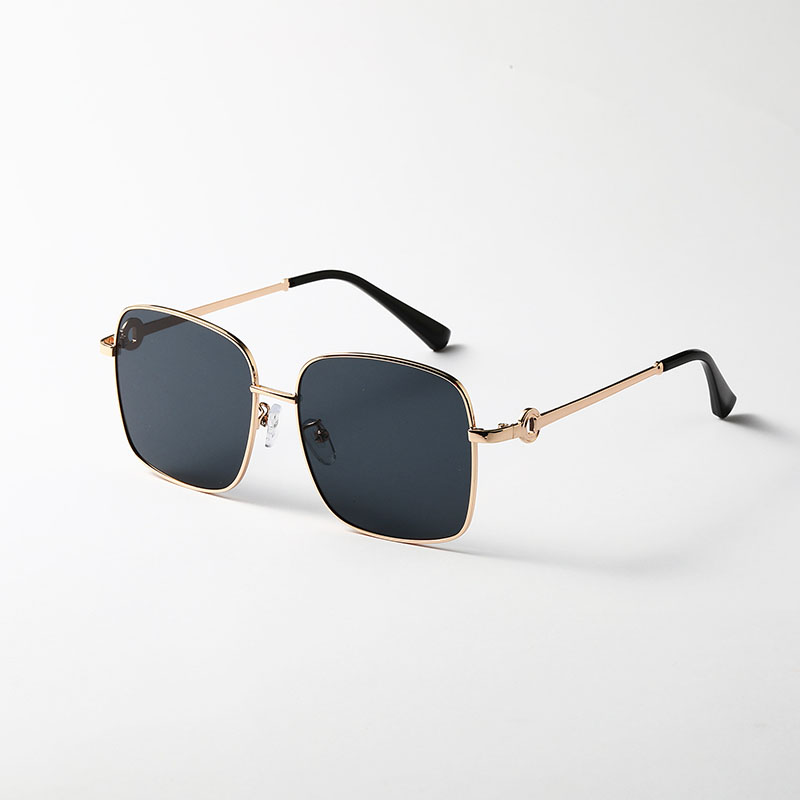 Square Metal Full Frame Gradient Sunglasses Female Sunglasses Men Manufacturer