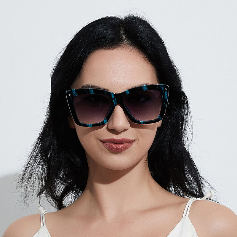 Fashion Green Lens Sunglasses Female Sunglasses Male Manufacturer