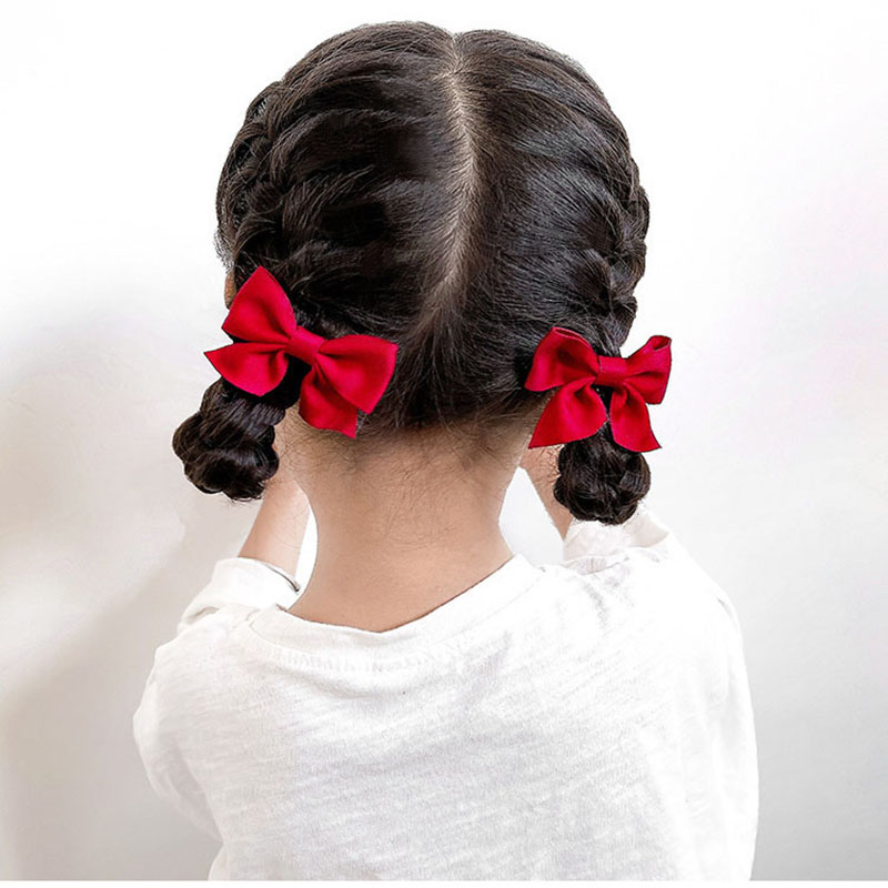 A Pair Of Korean Bow Hair Clip Side Clip Hair Card Manufacturer