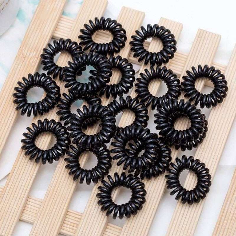 Large Black Telephone Wire Hair Band Manufacturer