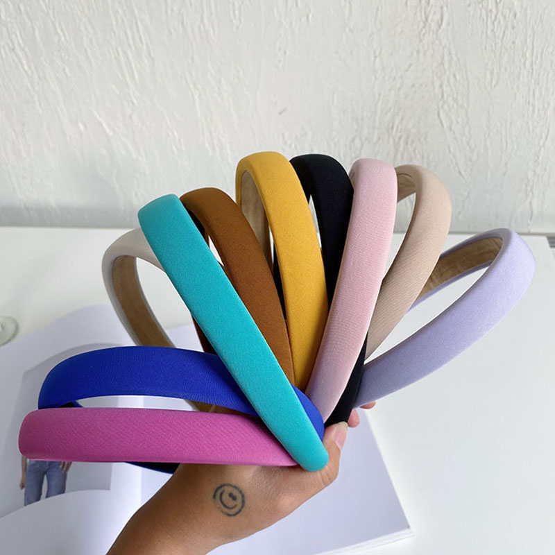 Simple Sponge Hair Band Retro Candy-colored Headband Supplier