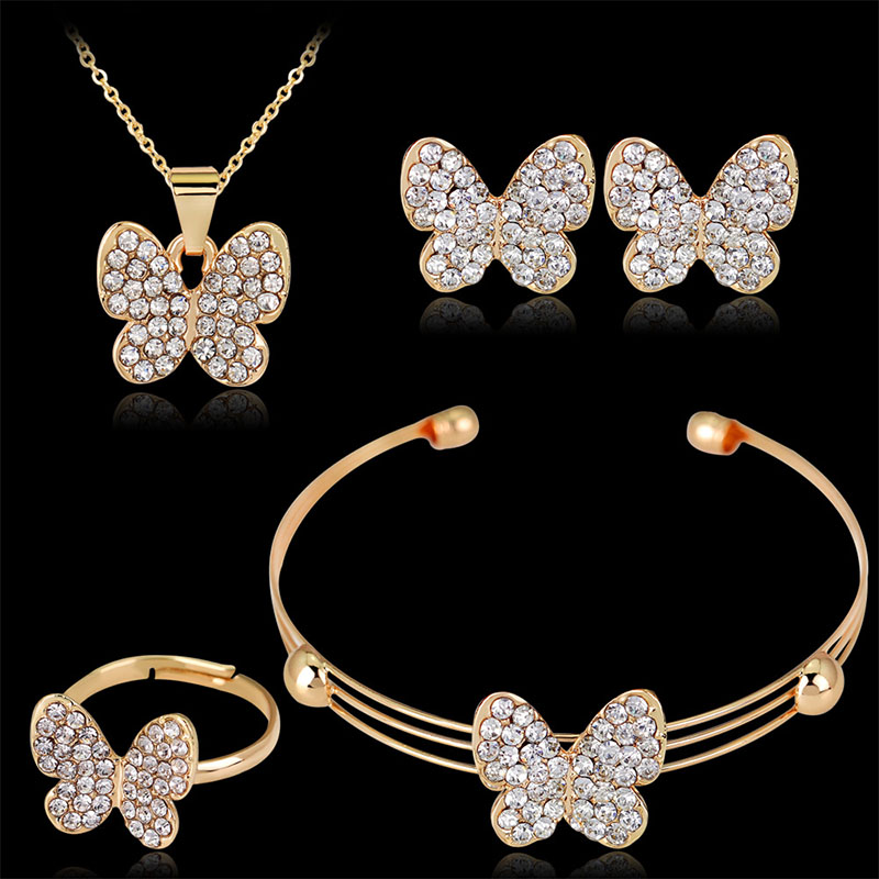 Teardrop Necklace Earrings Ring Bracelet Set Of Four Distributor