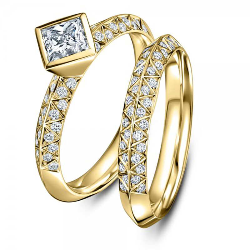 Fashion Ol Zirconia Ring Alloy Luxury Distributor