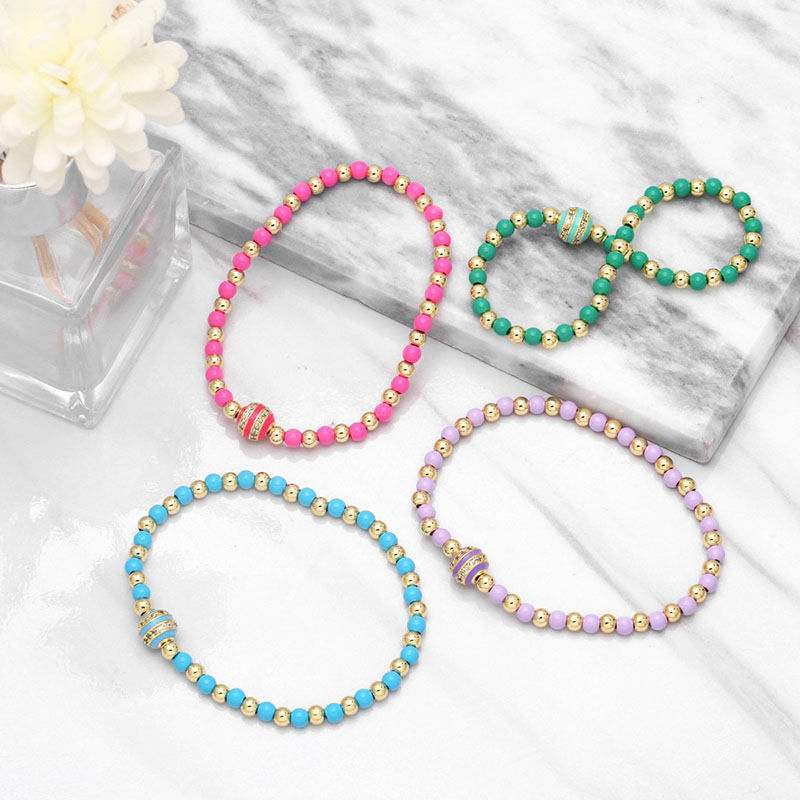 Bohemian Colorful Rice Beads Stretch Rope Bracelet Supplier