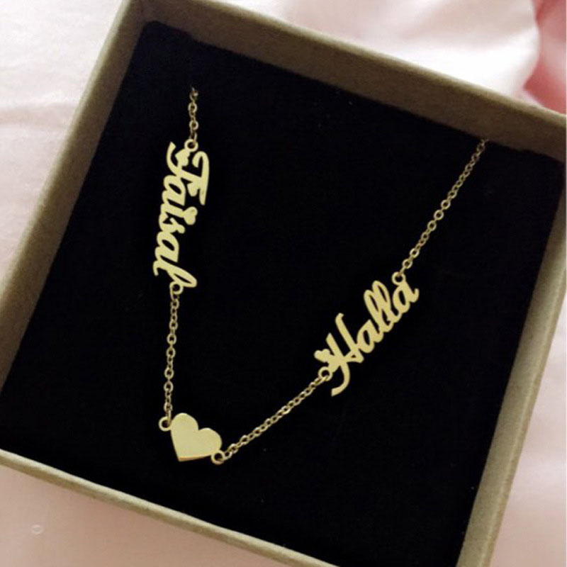 Diy Customized Love Gold Plated 18k Necklace Manufacturer