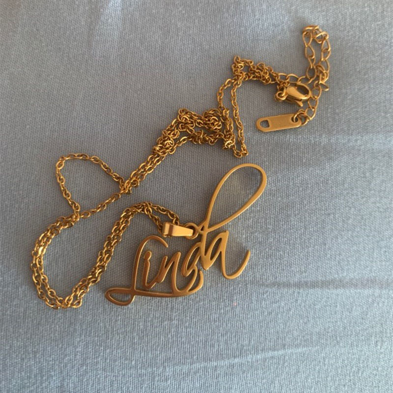 Name Custom Pendant Necklaces Matchy-matchy Collarbone Chains Manufacturer