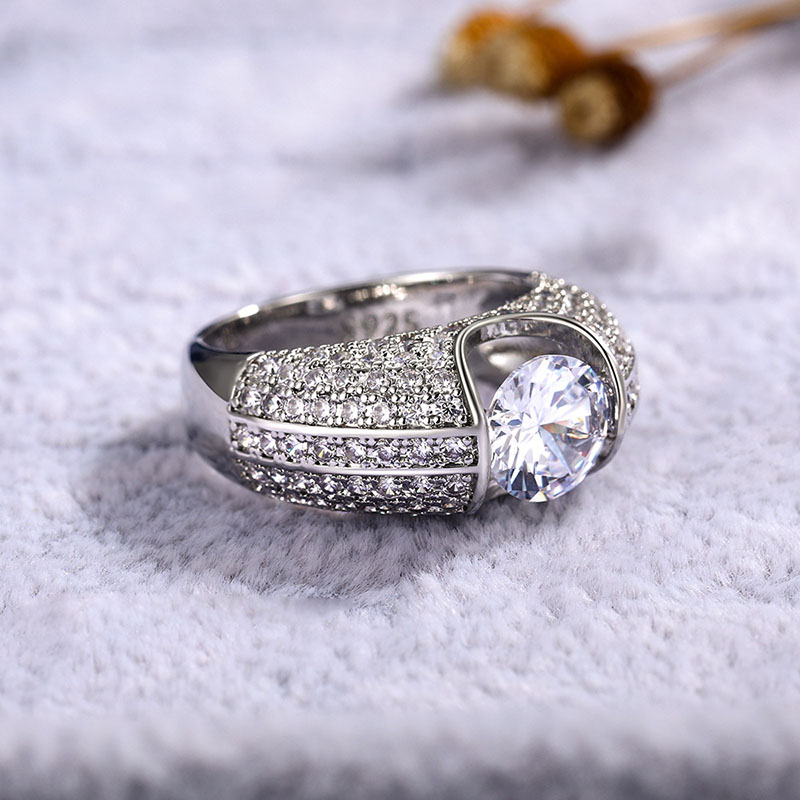 Engagement Ring With Full Zirconia Distributor