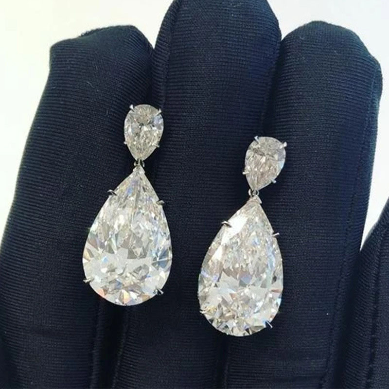 Shimmering Micro Set Zirconia Wedding Earrings Manufacturer