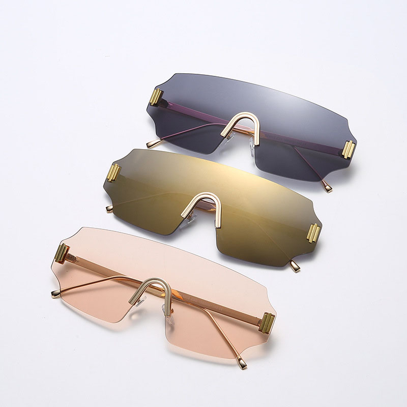 Fashion Metal Rimless Sunglasses Supplier