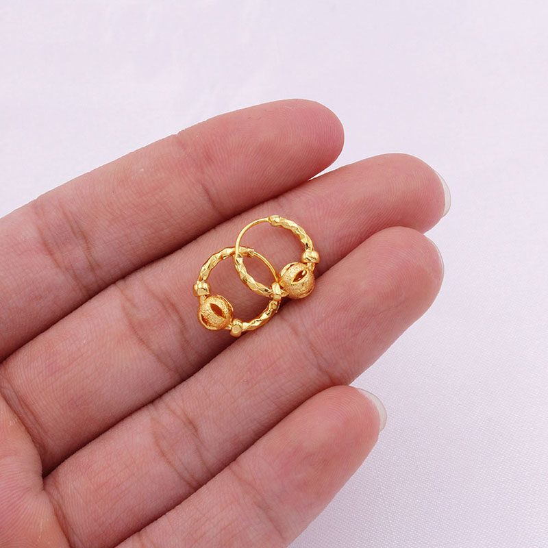 24k Gold Plated Bridal Copper Earrings Supplier