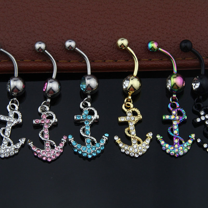 Wholesale Jewelry Boat Spear Navel Ring Belly Button Piercing
