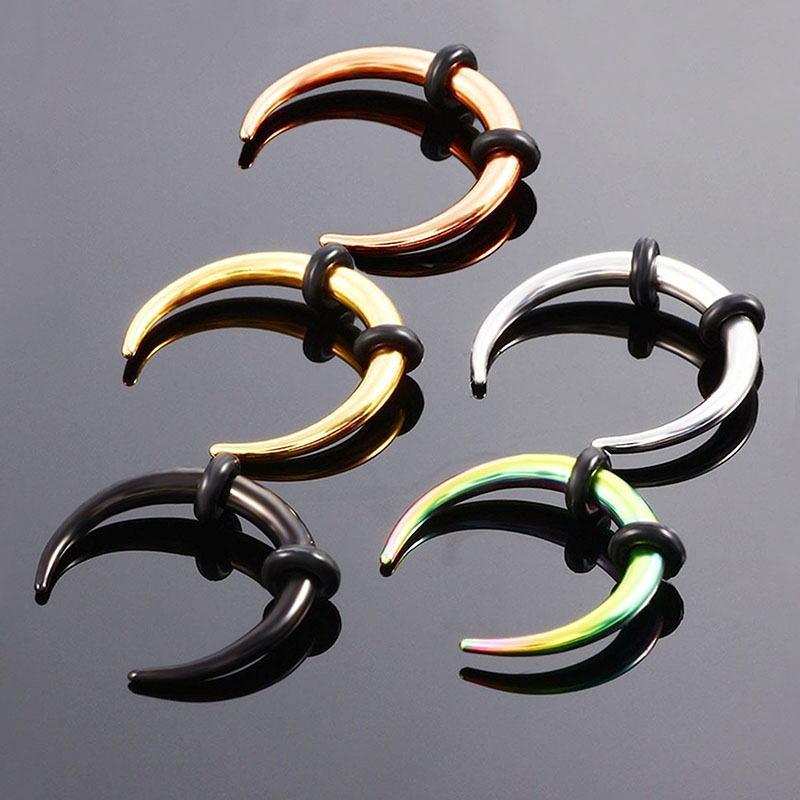 Stainless Steel C-shaped Cowl-shaped Nose Stud Retainer Ring Manufacturer