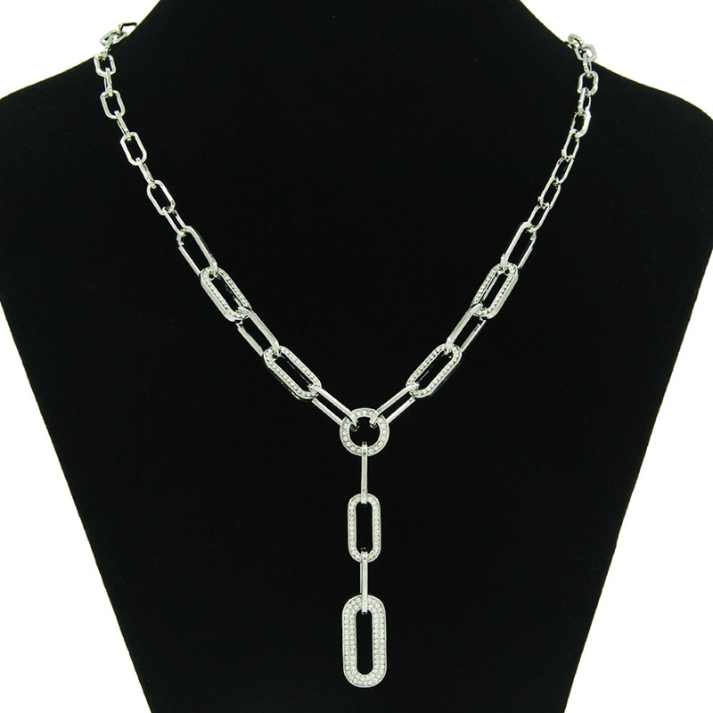 Y-shaped Chain With 0-word Clasp Cuban Vintage Personalised Minimalist Necklace Manufacturer